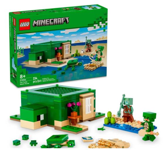 Casa Tartaruga de Praia – LEGO Minecraft