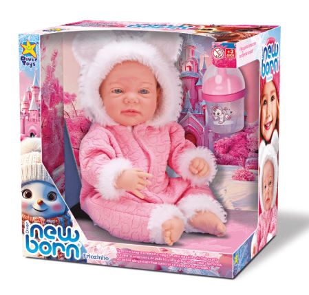 Boneca New Born Friozinho da Divertoys