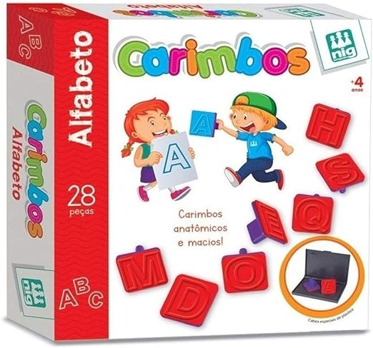 CARIMBOS ALFABETO 28 PCS 0107
