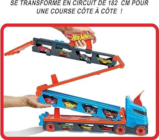 Caminhão Guincho Hot Wheels – Pista de Corrida Transformável