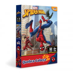Quebra Cabeça Puzzle 60 Peças Homem Aranha Marvel Toyster